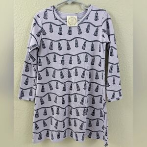 TBBC Long Sleeve Polly Tassle Dress~ sz 6